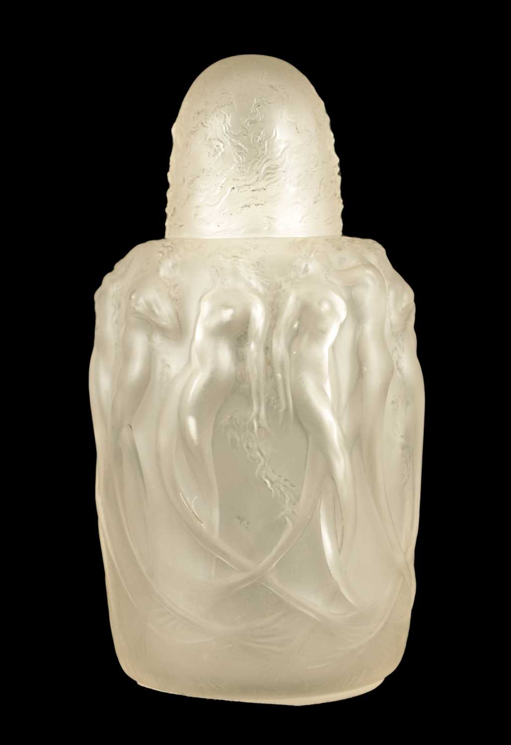 A RENE LALIQUE OPALESCENT 'SIRENES' BRULE PARFUMS FROSTED PERFUME BURNER - Image 6 of 11