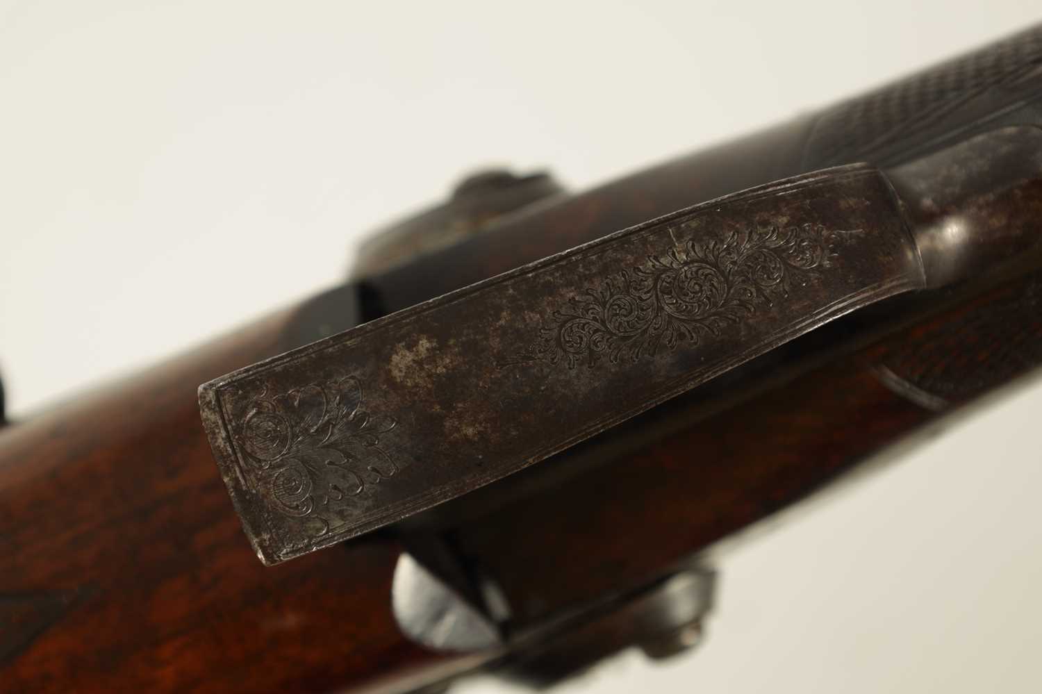 GILBY PATENT, A RARE 19TH CENTURY DOUBLE PERCUSSION BREACH LOADING RIFLE - Image 11 of 16