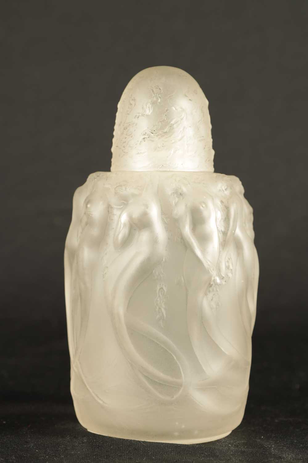 A RENE LALIQUE OPALESCENT 'SIRENES' BRULE PARFUMS FROSTED PERFUME BURNER - Image 7 of 11