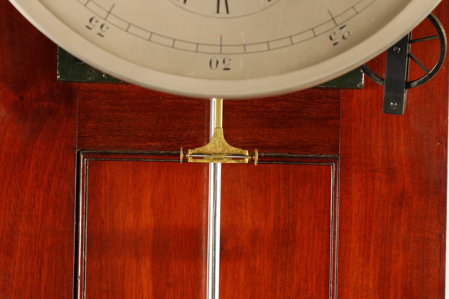 DENT, ROYAL EXCHANGE, LONON. NO. 61257. A FINE MONTH DURATION WALL MOUNTED MAHOGANY REGULATOR CLOCK - Image 18 of 18