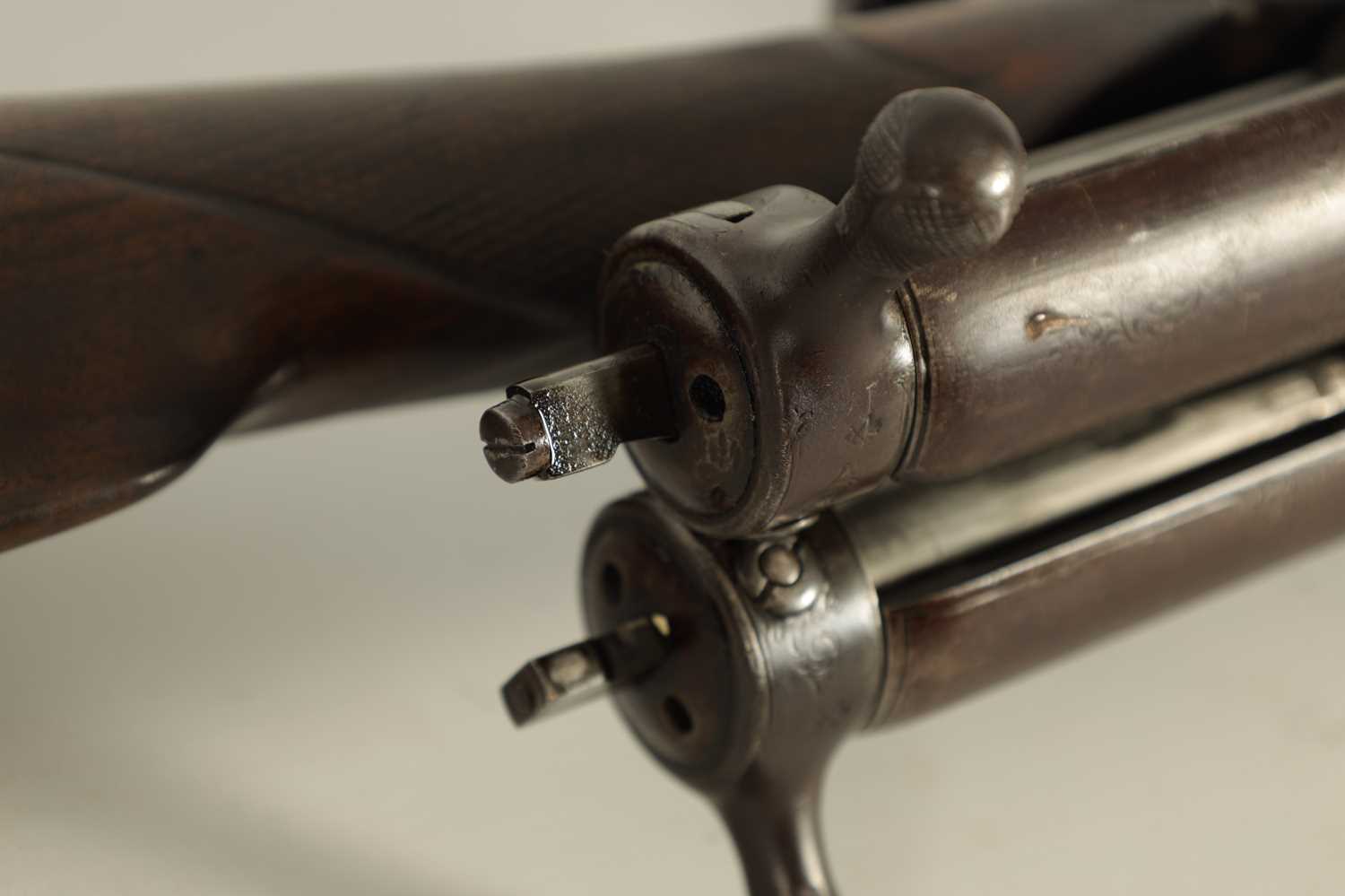 A BAKERS PATENT DOUBLE BARREL BOLT ACTION SHOTGUN - Image 5 of 6