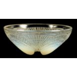 A FRENCH RENE LALIQUE OPALESCENT GLASS 'COQUILLES' BOWL
