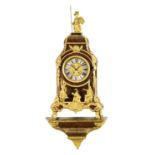 A LARGE AND IMPRESSIVE 19TH CENTURY FRENCH BOULLE TORTOISESHELL BRACKET CLOCK