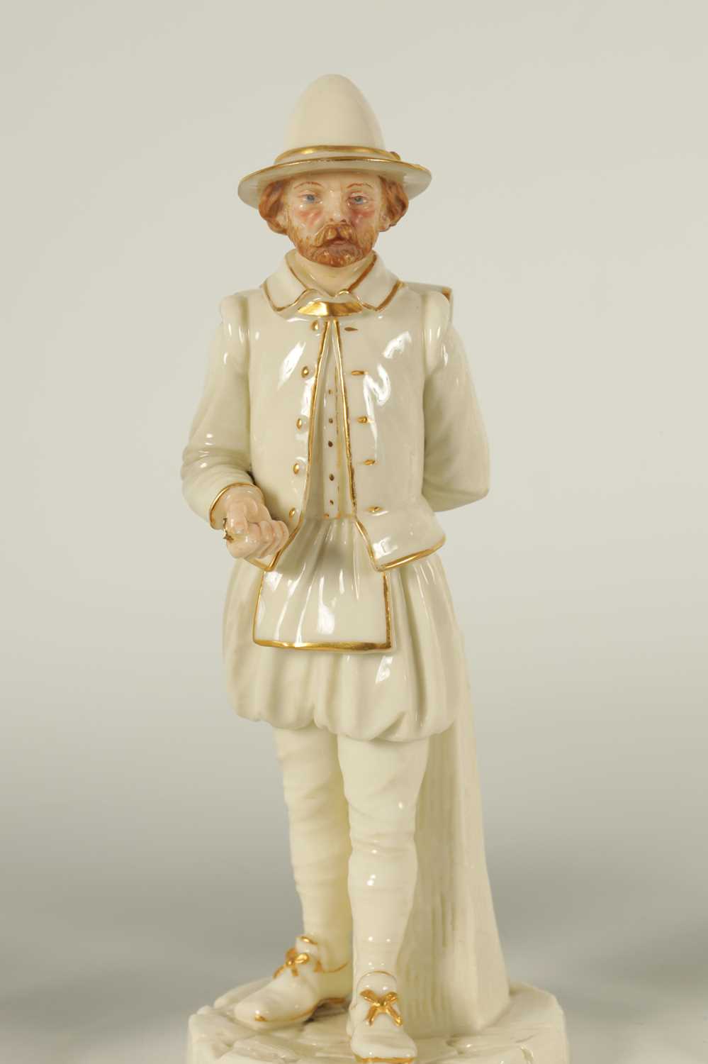 A GROUP OF SIX LATE 19TH CENTURY HADLEY'S WORCESTER FIGURES FROM THE CRIES OF LONDON SERIES - Image 5 of 13