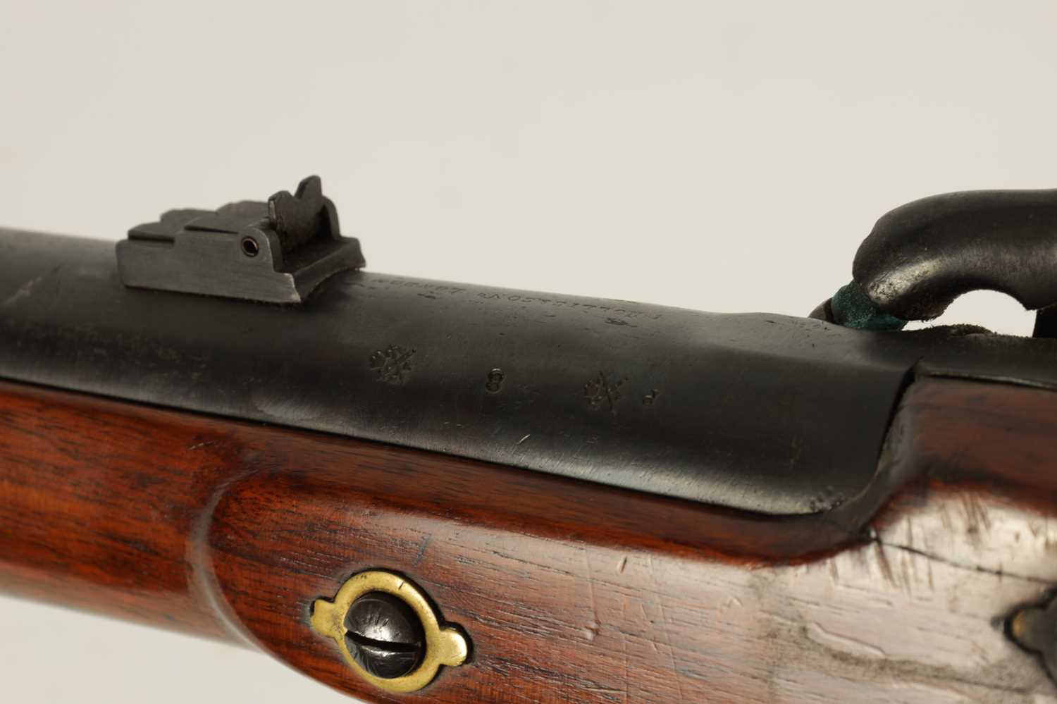 A RARE EIGHT BORE ISAAC HOLLIS, TWO BAND ENFIELD MILITARY GUN - Image 7 of 7