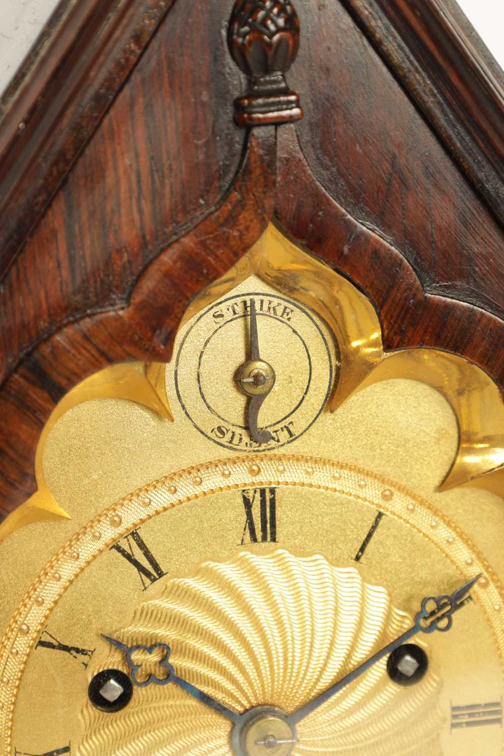 VINER & CO. LONDON. A 19TH CENTURY ROSEWOOD CASED GOTHIC REVIVAL DOUBLE FUSEE MANTEL CLOCK OF SMALL - Image 2 of 7