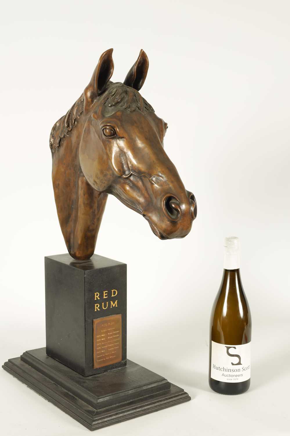 MAUREEN COATMAN. A LARGE LIMITED EDITION BRONZE SCULPTURE OF RED RUM - Image 6 of 13