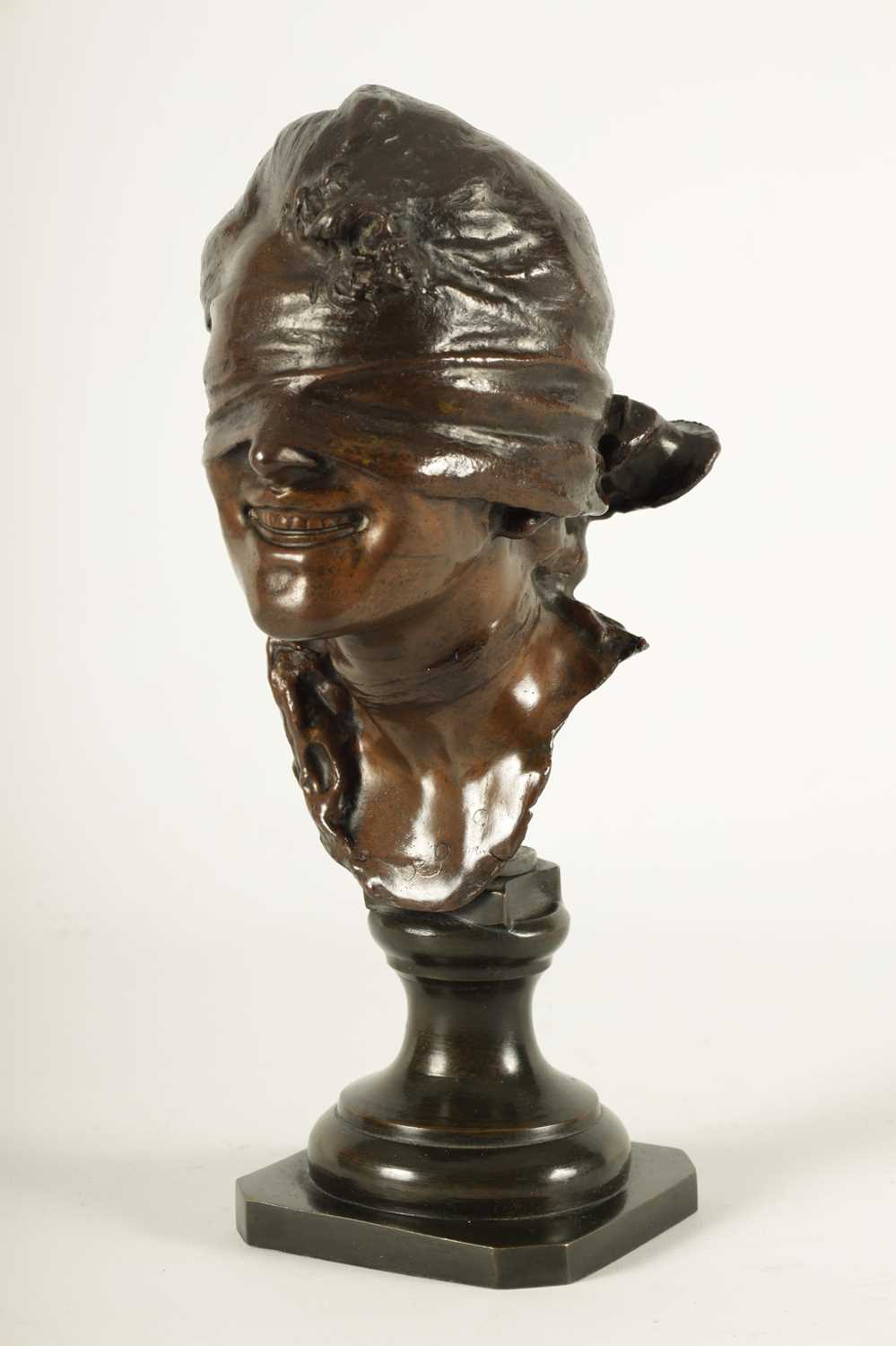 A LATE 19TH CENTURY NEAPOLITAN BRONZE BUST - Image 2 of 7