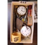 Smiths Pocket watch, Edwardian Pocket watch, Silver Stamp case and assorted small bygones