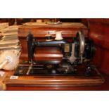 The Paragon Sewing machine in walnut case