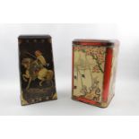 Late 19thC Victory V Factories Winter Sweetmeats American Indian Tin and a Chinese Edwardian