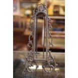 Ornate Silver Foliate frame London 1902 18cm in Height