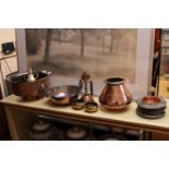 Collection of Indian and Eastern Copper and Brassware