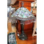 Large Tiffany style table lamp