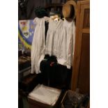 Collection of Edwardian and later clothing and linen