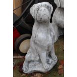 Concrete figure of Bulldog 50cm