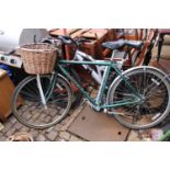 Raleigh Pioneer cycle with cane basket