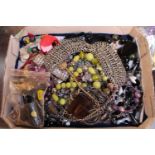 Tray of assorted Costume Jewellery inc. necklaces, Bracelets etc