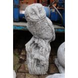 Concrete Owl 50cm