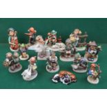 Collection of 14 Hummel & Goebel figures to include Apple Tree Boy, Skier etc