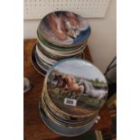 Collection of Royal Doulton and other Collectors Equine related cabinet plates