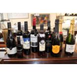 Collection of assorted Wines, Port and Prosecco