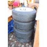 Set of 4 BMW Wheels with tyres