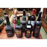 Collection of assorted Alcohol inc. Taylors, Grand Marnier Liquor