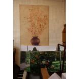 3 unframed prints by John Bell and a Floral print