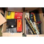 Box of assorted Carriages and OO Gauge