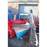 Eclipse Wooden Hull Sailing boat with accessories with trailer (Needs attention)