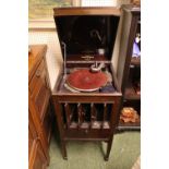 Columbia Record player in fitted cabinet