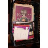 Box of assorted Early and Mid 20thC Royal Commemorative ephemera