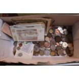 Collection of assorted Vintage Coins and Bank Notes