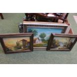 Collection of assorted Oil Paintings and Watercolours