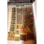 Collection of Hand Painted 25mm Metal Troops inc. Cavalry, Infantry etc