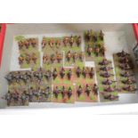 Collection of Hand Painted Metal 25mm French Cavalry inc. Cavalry, Infantry etc