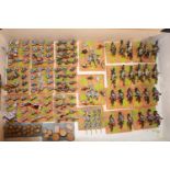 Collection of Hand Painted 25mm Metal Troops inc. Cavalry, Infantry etc