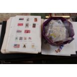 Colelction of assorted World Stamps mainly loose and hinged