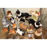 Collection of assorted John Beswick and other Beswick figures