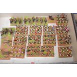 Collection of Hand Painted 25mm Metal French Infantry inc. Cavalry, Infantry etc