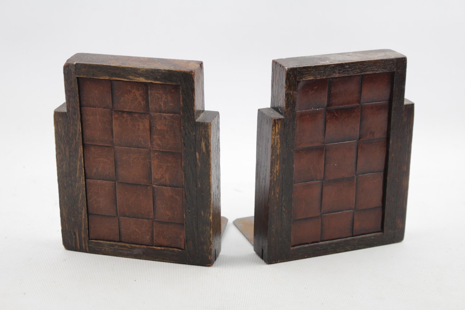 Pair of Arts & Crafts Bookends. 15cm