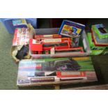 Boxed Hornby Trains Mighty Mallard Electric Train set and assorted Hornby items