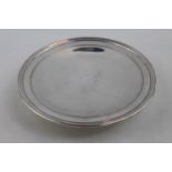 Silver footed Salver by Robert Belke & Co Sheffield 1944. 470g total weight