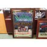 Malonys Irish Whisky advertising mirror