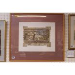 Valerie Thornton print 'Etruscan Priory' 41 of 90 signed in Pencil dated 1988