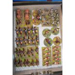 Collection of Hand Painted 25mm Metal British Crimea Troops inc. Cavalry, Infantry etc