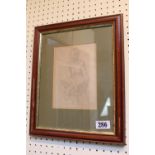 George Charlton Pencil Sketch signed to bottom right