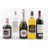 Collection of assorted Alcohol inc. Muscat de Rivesaltes, Montchenot 1976 etc (5)