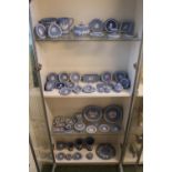 Large Collection of Pale Blue Wedgwood Jasper ware